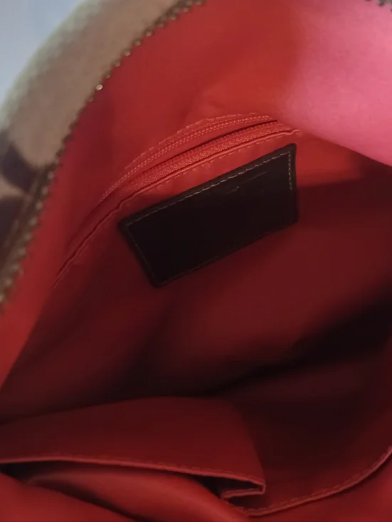 Y2K 90S VINTAGE COACH POPPYWomen’s Multicolor Logo-Pattern Shoulder Bag - Picture 6 of 8